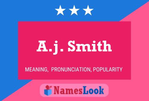 ملصق اسم A.j. Smith