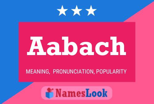 ملصق اسم Aabach