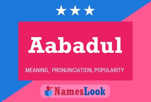 ملصق اسم Aabadul