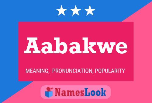 ملصق اسم Aabakwe