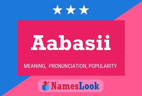 ملصق اسم Aabasii