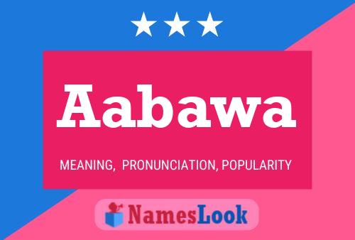 ملصق اسم Aabawa