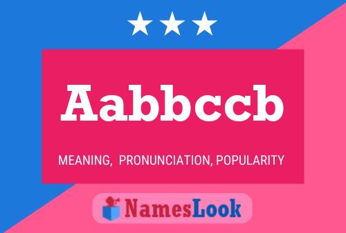 ملصق اسم Aabbccb