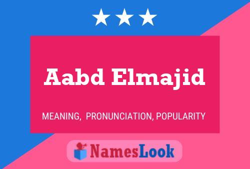 ملصق اسم Aabd Elmajid