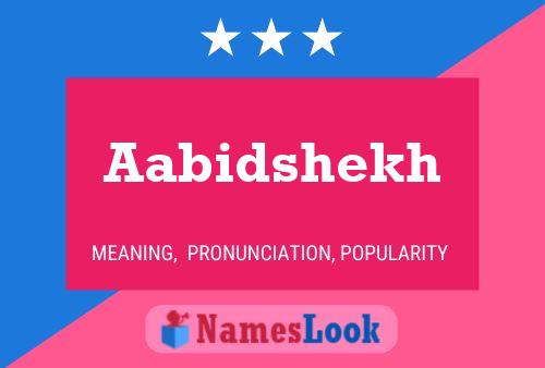 ملصق اسم Aabidshekh