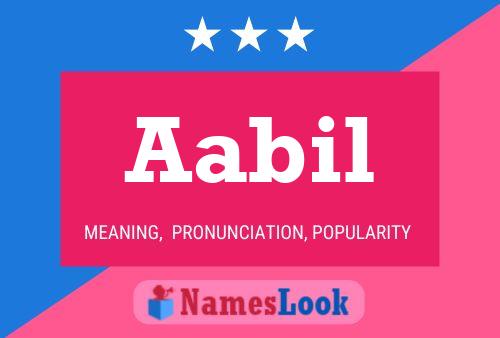 ملصق اسم Aabil