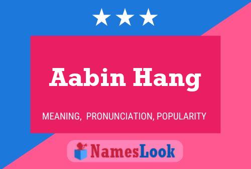 ملصق اسم Aabin Hang