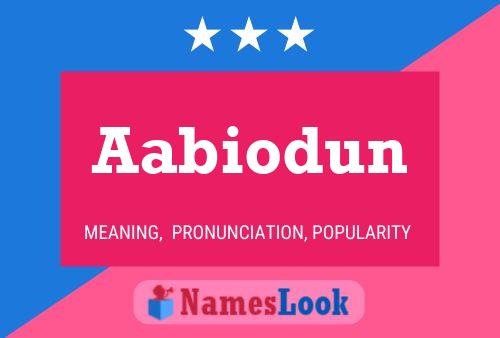 ملصق اسم Aabiodun