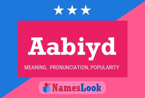 ملصق اسم Aabiyd