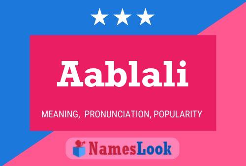 ملصق اسم Aablali