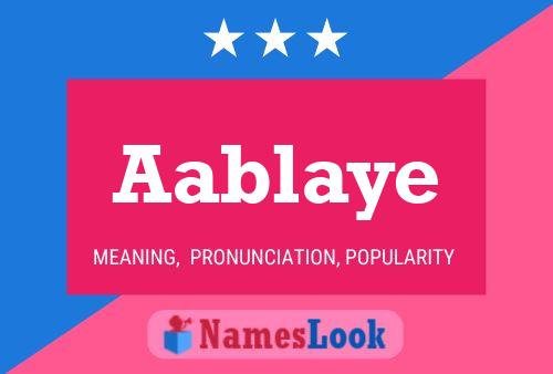 ملصق اسم Aablaye