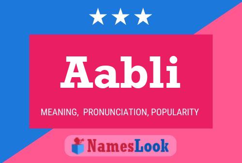 ملصق اسم Aabli