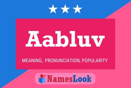 ملصق اسم Aabluv