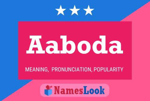 ملصق اسم Aaboda