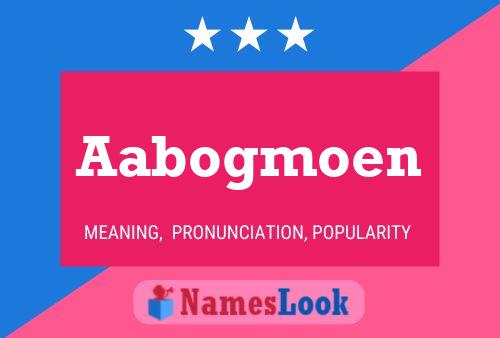 ملصق اسم Aabogmoen