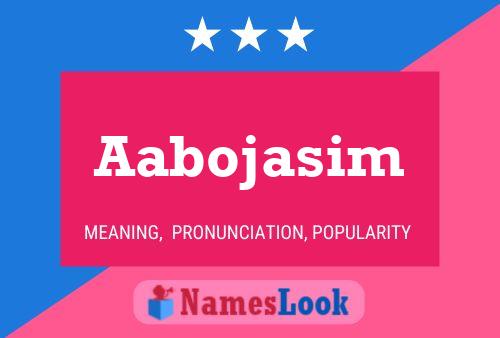 ملصق اسم Aabojasim