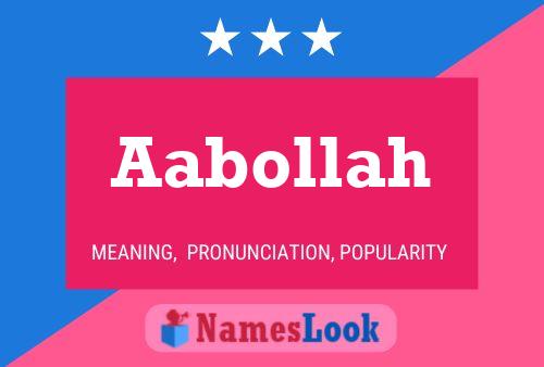 ملصق اسم Aabollah