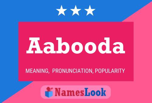 ملصق اسم Aabooda