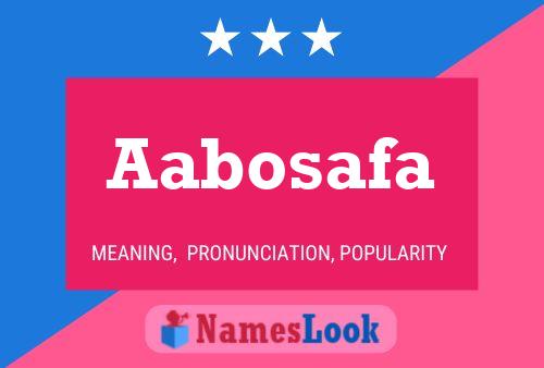 ملصق اسم Aabosafa