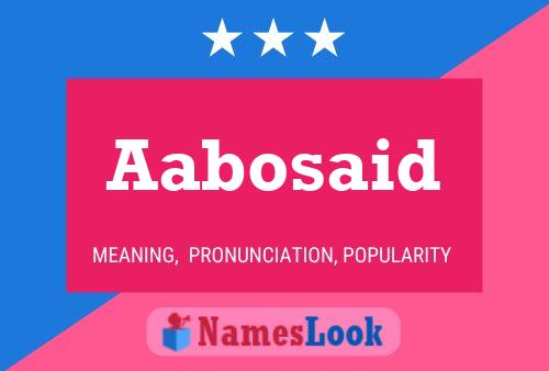 ملصق اسم Aabosaid