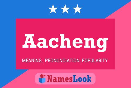 ملصق اسم Aacheng