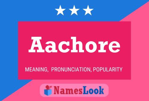 ملصق اسم Aachore