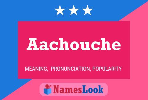 ملصق اسم Aachouche