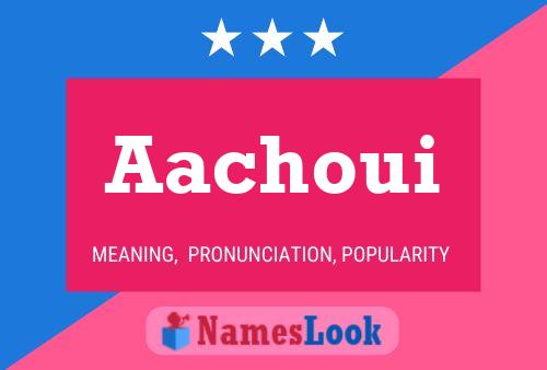 ملصق اسم Aachoui