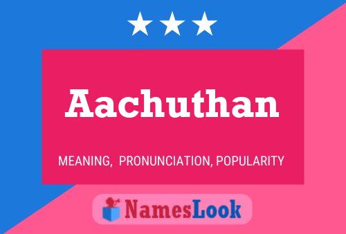 ملصق اسم Aachuthan