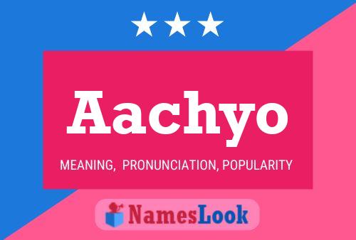 ملصق اسم Aachyo