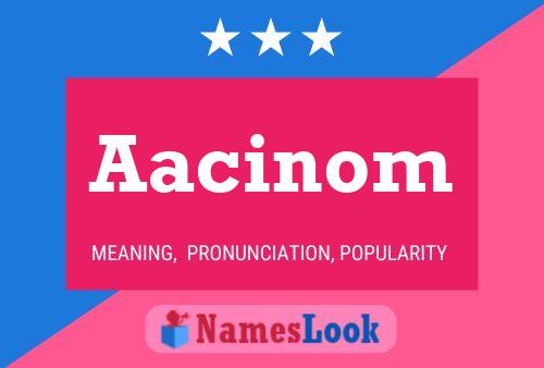 ملصق اسم Aacinom