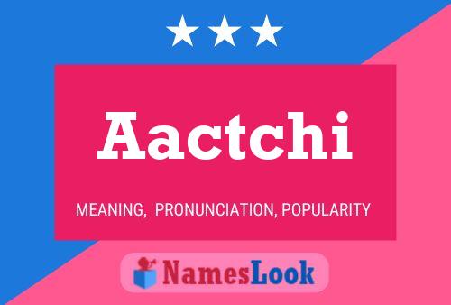 ملصق اسم Aactchi