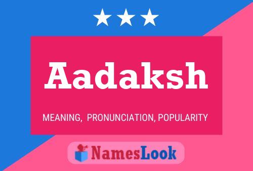 ملصق اسم Aadaksh