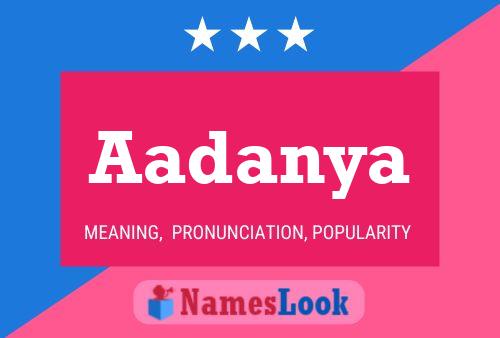 ملصق اسم Aadanya