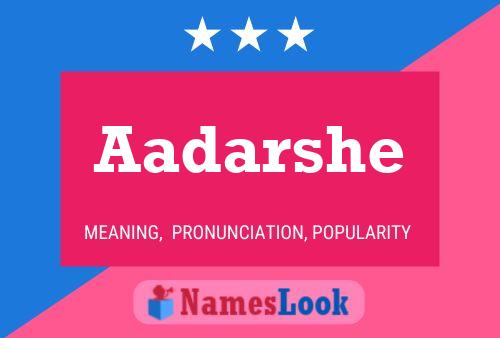 ملصق اسم Aadarshe