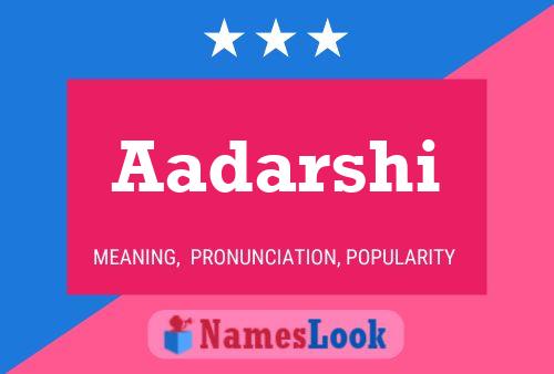 ملصق اسم Aadarshi