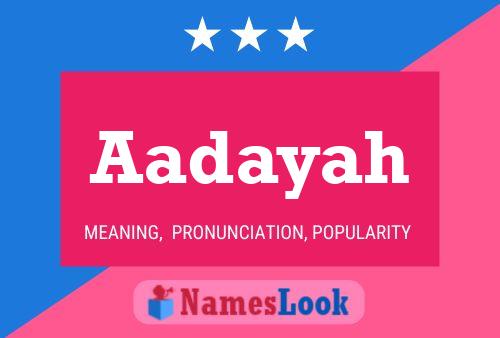 ملصق اسم Aadayah