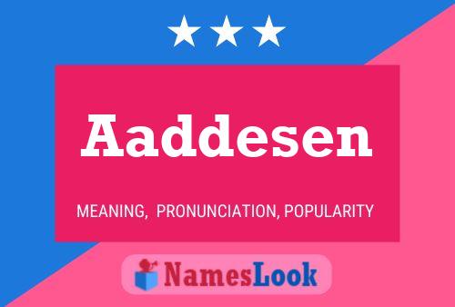 ملصق اسم Aaddesen