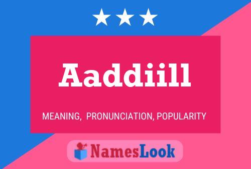 ملصق اسم Aaddiill