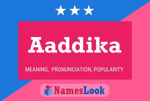 ملصق اسم Aaddika