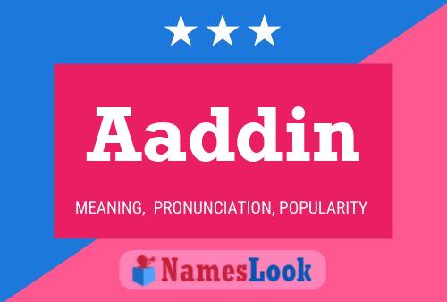 ملصق اسم Aaddin