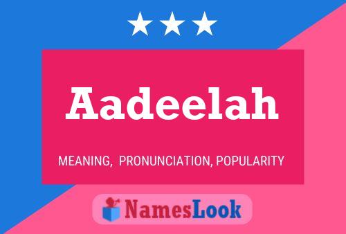 ملصق اسم Aadeelah