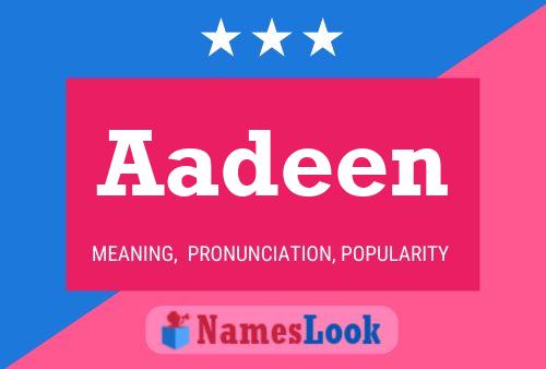 ملصق اسم Aadeen