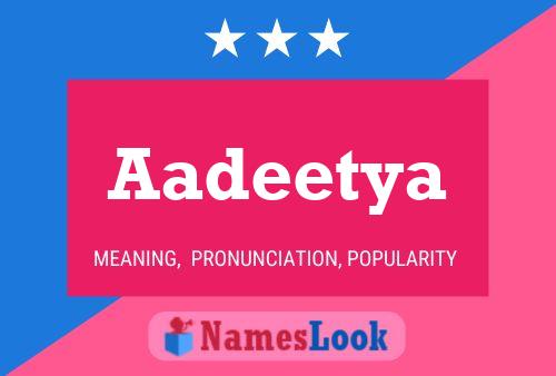 ملصق اسم Aadeetya