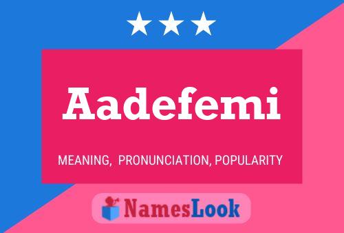 ملصق اسم Aadefemi