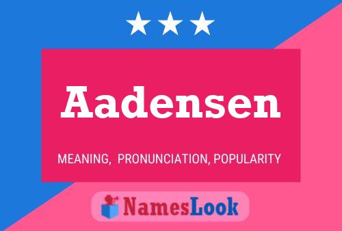 ملصق اسم Aadensen