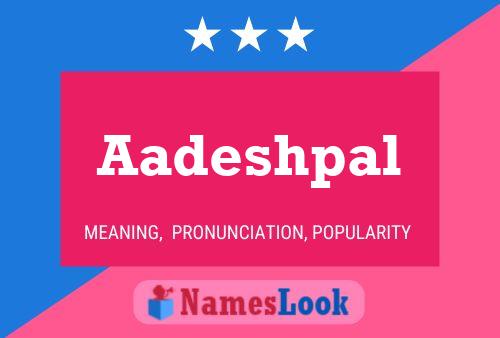 ملصق اسم Aadeshpal