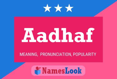 ملصق اسم Aadhaf