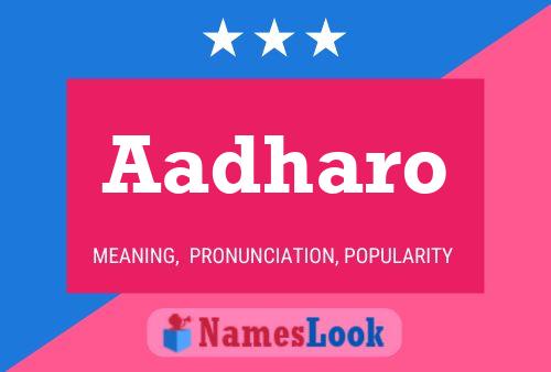 ملصق اسم Aadharo