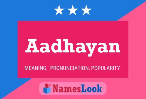 ملصق اسم Aadhayan